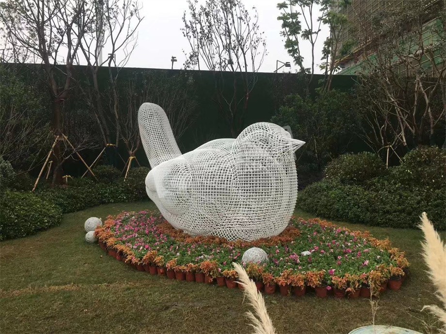 编织不锈钢雕塑定制